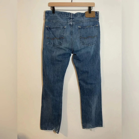 American Eagle Men’s 33x32 100% Cotton Original Straight Cut Denim Jeans - Picture 5 of 7